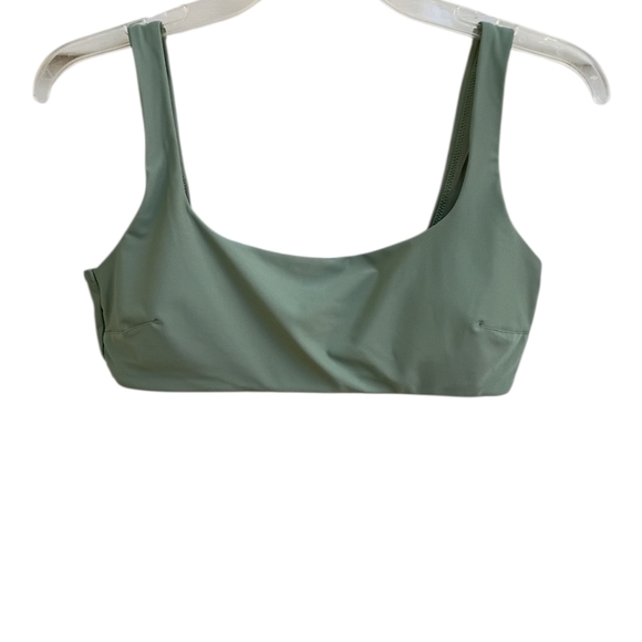 aerie Other - aerie Sage Green Scoop Neck Swim Top sz L NEW